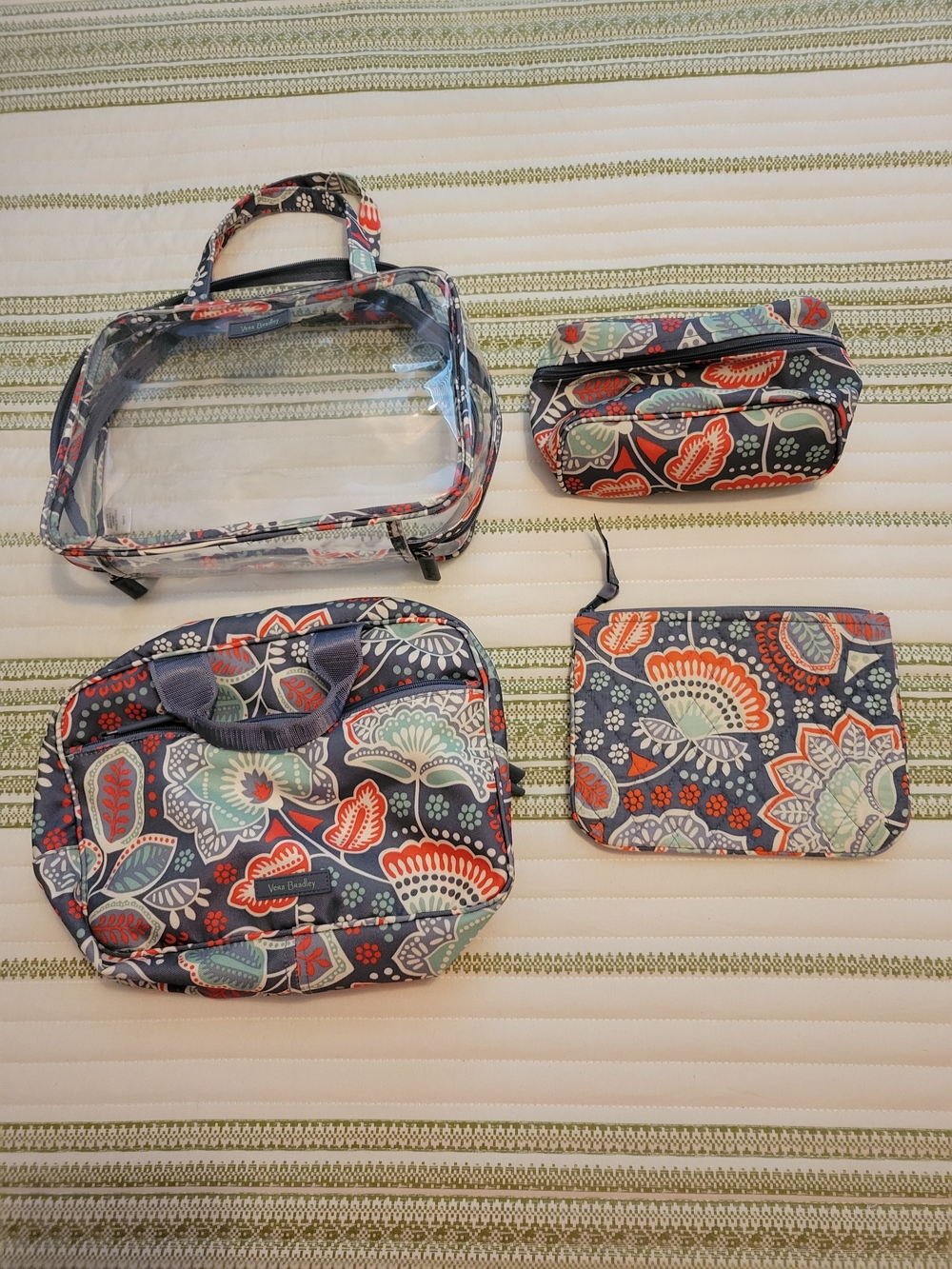 Vera Bradley Nomadic Floral Travel Set